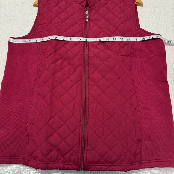 Blair Women's Quilted Vest WinterBerry Size: L - Picture 11 of 12